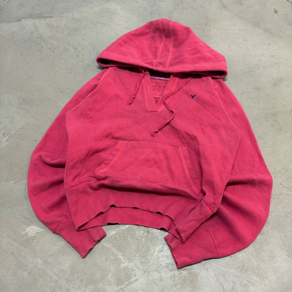 Vintage y2k Pink Women's American Eagle Hoodieโ